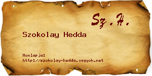 Szokolay Hedda névjegykártya
